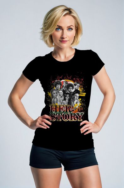 HER-STORY Empowerment Graphic T-Shirt, Hoodie, Zip-Up Jacket & Pullover