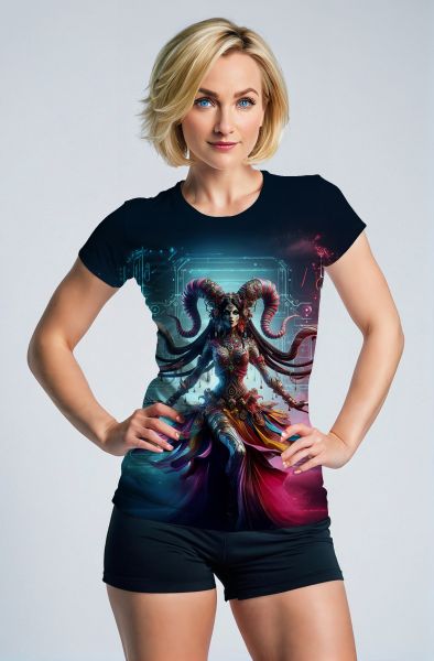 Aries Zodiac Collection: The Queen of Fire Hoodie, Sweatshirt, Zip-Up, T-Shirt-T-Shirt
