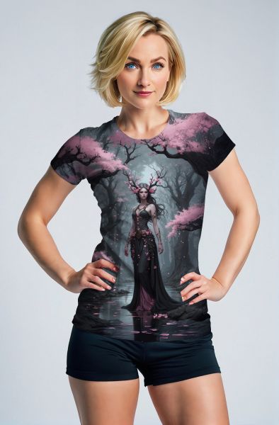 Aries Zodiac Collection: The Cosmic Battle Queen-T-Shirt