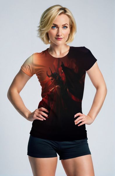 Aries Zodiac Collection: The Flame-Born Queen-T-Shirt