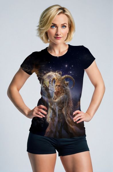 Aries Zodiac Collection: The Goddess of Light Hoodie, Sweatshirt, Zip-Up, T-Shirt-T-Shirt