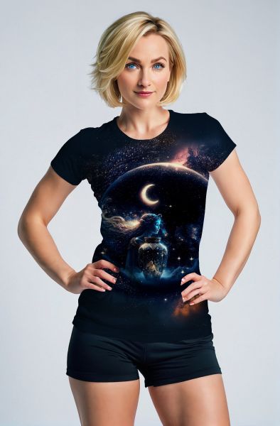 Aquarius Zodiac Collection: Cosmic Waterbearer - The Illuminated Vessel Hoodie