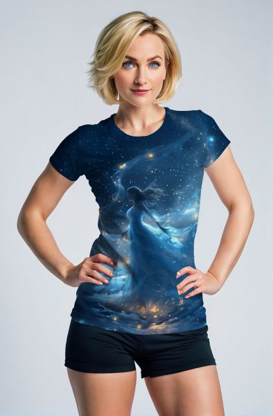 Aquarius Zodiac Collection: Cosmic Flow - The Keeper of the Universe Hoodie, Sweatshirt, Zip-Up, T-Shirt