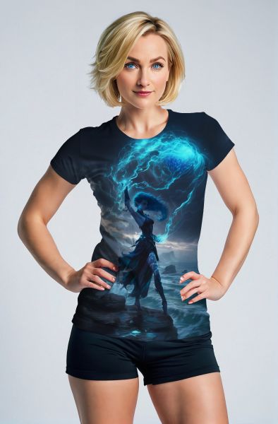 Aquarius Zodiac Collection: Electric Tempest - The Thunder Keeper Hoodie, Sweatshirt, Zip-Up, T-Shirt