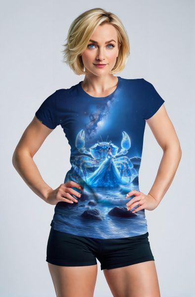 Cancer Zodiac Collection: The Cosmic Queen Hoodie, Sweatshirt, Zip-Up, T-Shirt