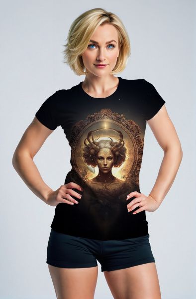 Cancer Zodiac Collection: The Mystic Queen Hoodie, Sweatshirt, Zip-Up, T-Shirt-T-Shirt
