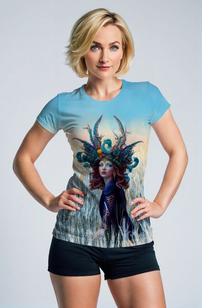 Cancer Zodiac Collection: The Oceanic Queen Hoodie, Sweatshirt, Zip-Up, T-Shirt-T-Shirt