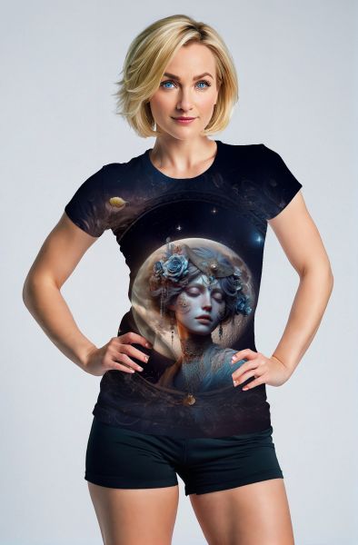 Cancer Zodiac Collection: The Lunar Empress Hoodie, Sweatshirt, Zip-Up, T-Shirt-T-Shirt