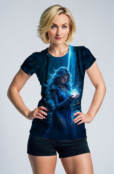 Cancer Zodiac Collection: The Cosmic Enchantress Hoodie, Sweatshirt, Zip-Up, T-Shirt-T-Shirt