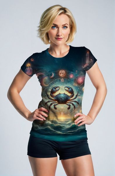 Cancer Zodiac Collection: The Celestial Crab Hoodie, Sweatshirt, Zip-Up, T-Shirt