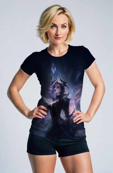 Capricorn Zodiac Collection: The Mystical Horned Sorceress Hoodie, Sweatshirt, Zip-Up, T-Shirt-T-Shirt