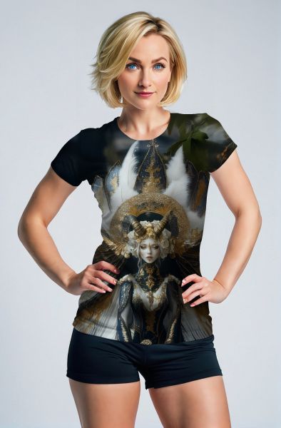 Capricorn Zodiac Collection: The Celestial Queen Hoodie, Sweatshirt, Zip-Up, T-Shirt-T-Shirt