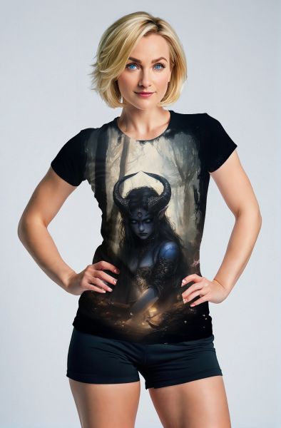 Capricorn's Mystical Guardian: The Enchantress of the Forest Hoodie, Sweatshirt, Zip-Up, T-Shirt-T-Shirt