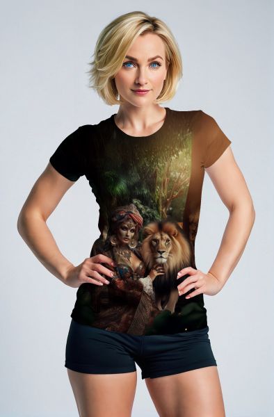  The Regal Roar: Lioness of the Jungle Hoodie, Sweatshirt, Zip-Up, T-Shirt
