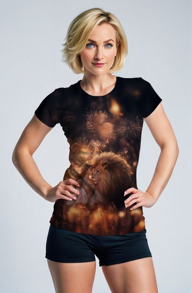 The Royal Fire: Embrace of the Lioness Hoodie, Sweatshirt, Zip-Up, T-Shirt-T-Shirt