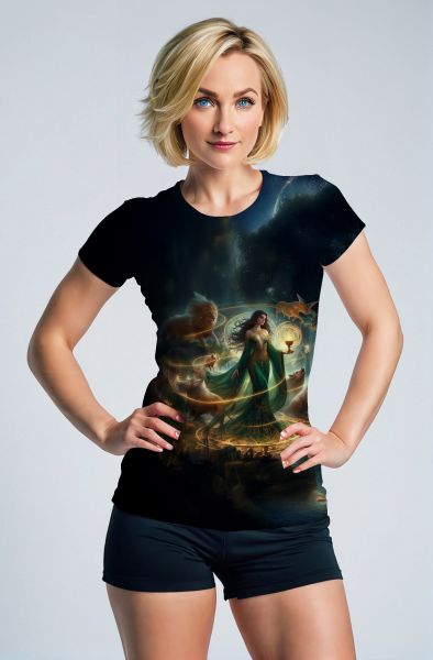 Libra Zodiac Collection: Nature's Harmony - Tranquil Spirit Hoodie, Sweatshirt, Zip-Up, T-Shirt-T-Shirt