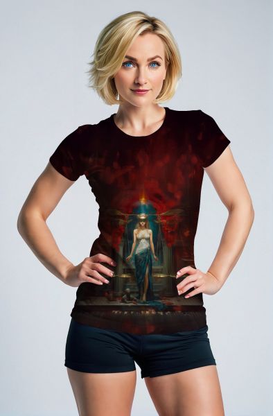 Libra Zodiac Collection: Balance of Power in the Forest - Hoodie, Sweatshirt, Zip-Up, T-Shirt-T-Shirt