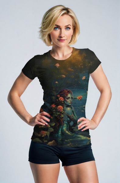 Enchanted Waters: The Mermaid's Dream Hoodie, Sweatshirt, Zip-Up, T-Shirt-T-Shirt
