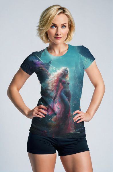 Mystical Waters: The Serene Mermaid Hoodie, Sweatshirt, Zip-Up, T-Shirt