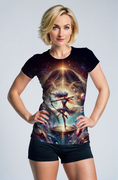 Sagittarius' Cosmic Dance: The Archer of Stars Hoodie, Sweatshirt, Zip-Up, T-Shirt