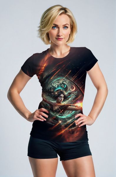 Sagittarius' Cosmic Archer: The Stellar Arrow Hoodie, Sweatshirt, Zip-Up, T-Shirt-T-Shirt