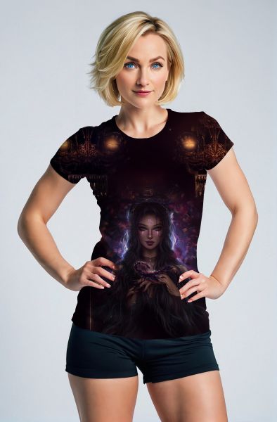 Scorpio Zodiac Collection: Enigmatic Scorpio Queen Design Hoodie, Sweatshirt, Zip-Up, T-Shirt-T-Shirt