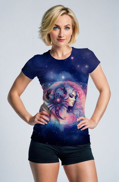 Scorpio Zodiac Collection: Cosmic Scorpion-T-Shirt