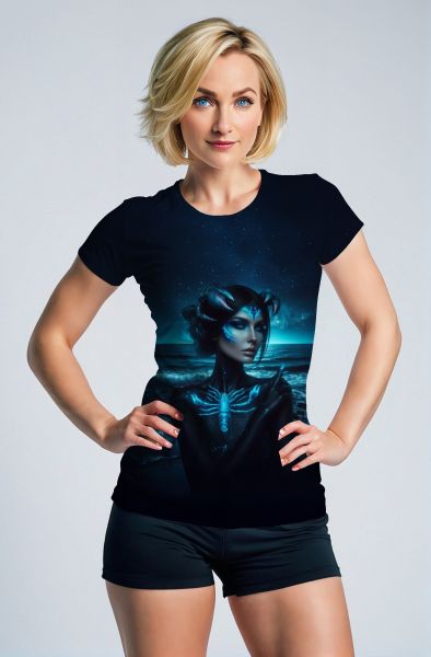 Scorpio Zodiac Collection: Oceanic Scorpio Spirit Hoodie, Sweatshirt, Zip-Up, T-Shirt-T-Shirt