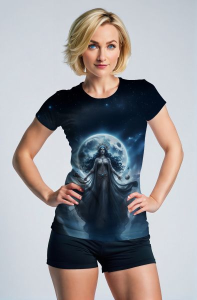Scorpio Zodiac Collection: Celestial Scorpion Goddess Hoodie, Sweatshirt, Zip-Up, T-Shirt-T-Shirt