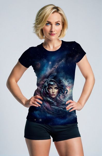 Scorpio Zodiac Collection: Cosmic Scorpio Queen Hoodie, Sweatshirt, Zip-Up, T-Shirt
