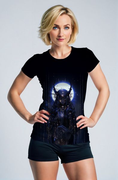 Taurus Zodiac Collection: The Moonlit Protector Hoodie, Sweatshirt, Zip-Up, T-Shirt-T-Shirt