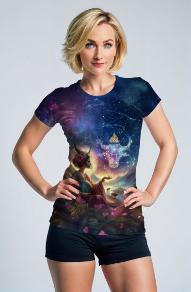 Taurus Zodiac Collection: The Floral Spirit Hoodie, Sweatshirt, Zip-Up, T-Shirt-T-Shirt