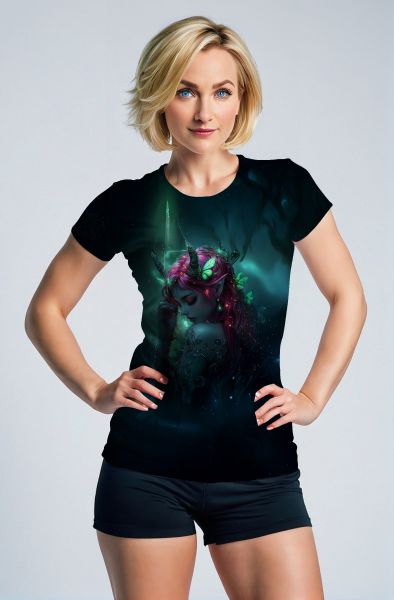 Taurus Zodiac Collection: The Enchanted Forest Goddess Hoodie, Sweatshirt, Zip-Up, T-Shirt-T-Shirt