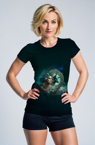 Taurus Zodiac Collection: The Lunar Beauty Hoodie, Sweatshirt, Zip-Up, T-Shirt-T-Shirt