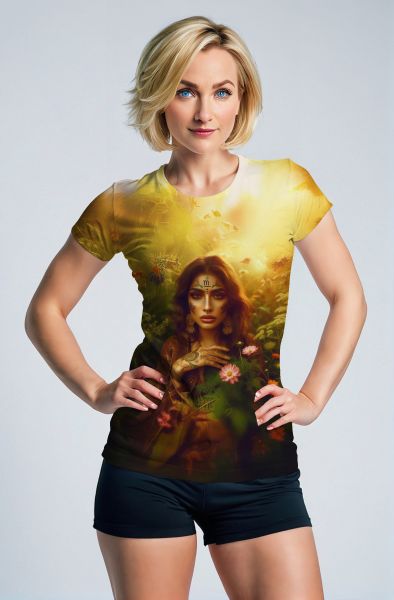 Virgo Zodiac Collection: The Garden Goddess Hoodie, Sweatshirt, Zip-Up, T-Shirt-T-Shirt