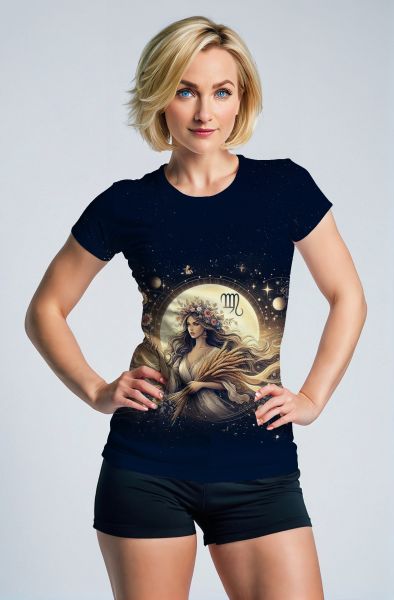 Virgo Zodiac Collection: The Earth Guardian Hoodie, Sweatshirt, Zip-Up, T-Shirt-T-Shirt