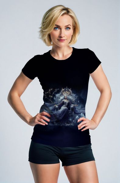 Virgo Zodiac Collection: The Celestial Empress Hoodie, Sweatshirt, Zip-Up, T-Shirt-T-Shirt