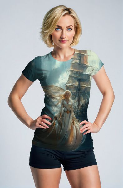 Virgo Zodiac Collection: The Celestial Seafarer Hoodie, Sweatshirt, Zip-Up, T-Shirt-T-Shirt