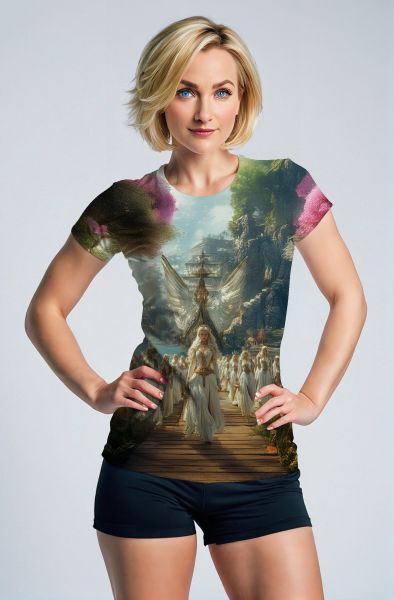 Virgo Zodiac Collection: The Divine Empress Zip-Up-T-Shirt