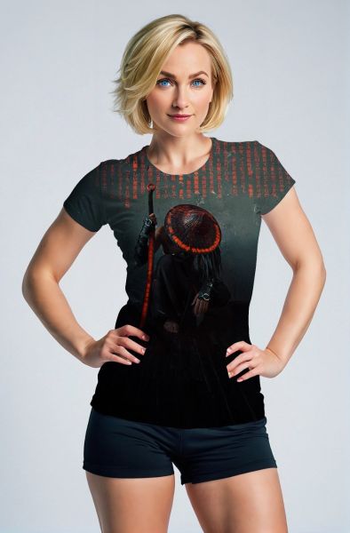 Dark Samurai Warrior Graphic T‑Shirt