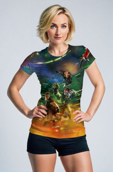 Green Thor & Hulk Battle T‑Shirt