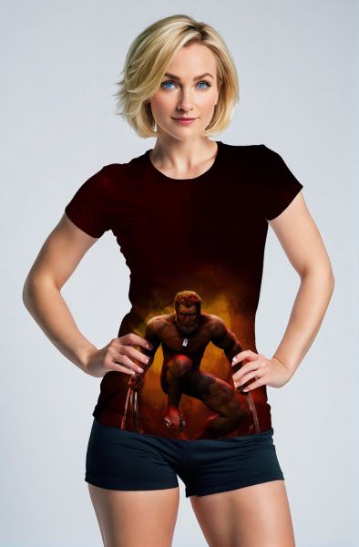 Warrior Red Wolverine Tee – Alpha Stance Edition