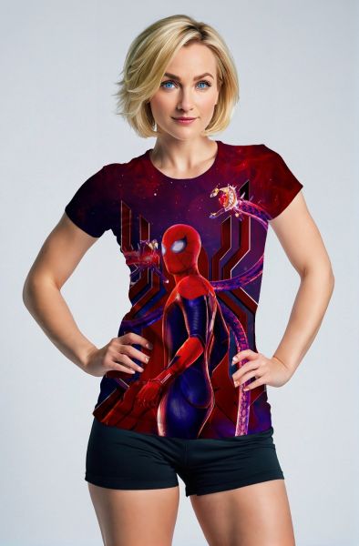 Mech Web Pulse Tee – Deep Red Spiderback Tech Short Sleeve Shirt