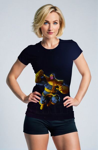 Dark Blue Thanos T-Shirt – Comic Power Pose