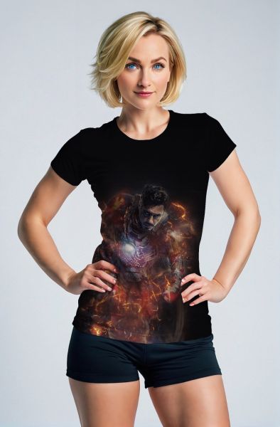 Iron Will Burn – Heroic Flame Short Sleeve Tee