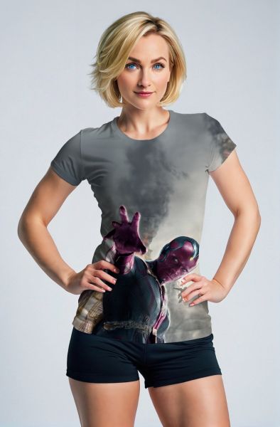 Vision Combat City T-Shirt – Marvel Cinematic Style
