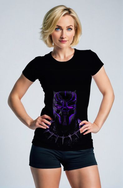 Wakanda Legacy T-Shirt – Minimal Purple Panther