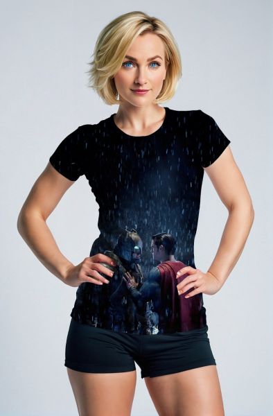 Batman vs Superman Rain Showdown T-Shirt – Hero vs Hero