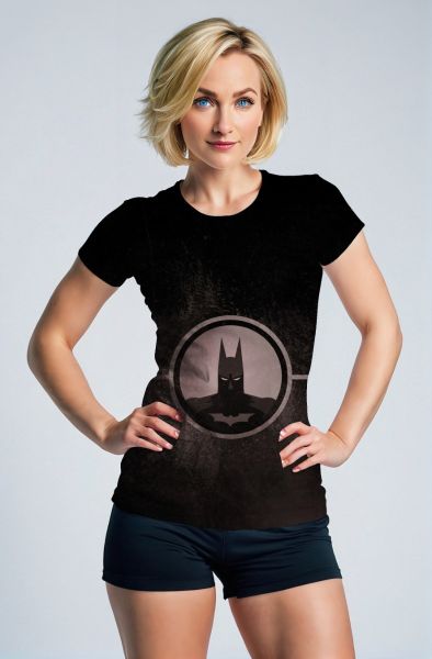 Dark Knight Emblem T-Shirt – Classic Gotham Symbol