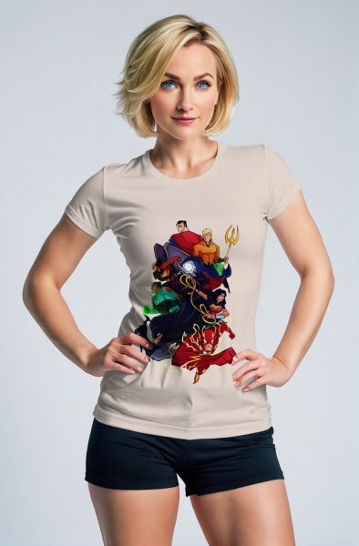 Justice League Dynamic Strike T-Shirt – Action Unleashed
